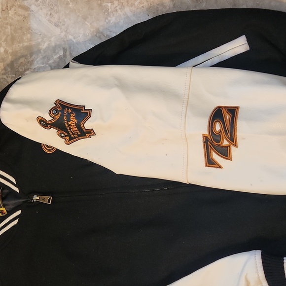 NOTORIOUS B.I.G RARE VINTAGE  BOMBER JACKETS KIDS SIZE 14/16 NEW YORK KING - Picture 3 of 16